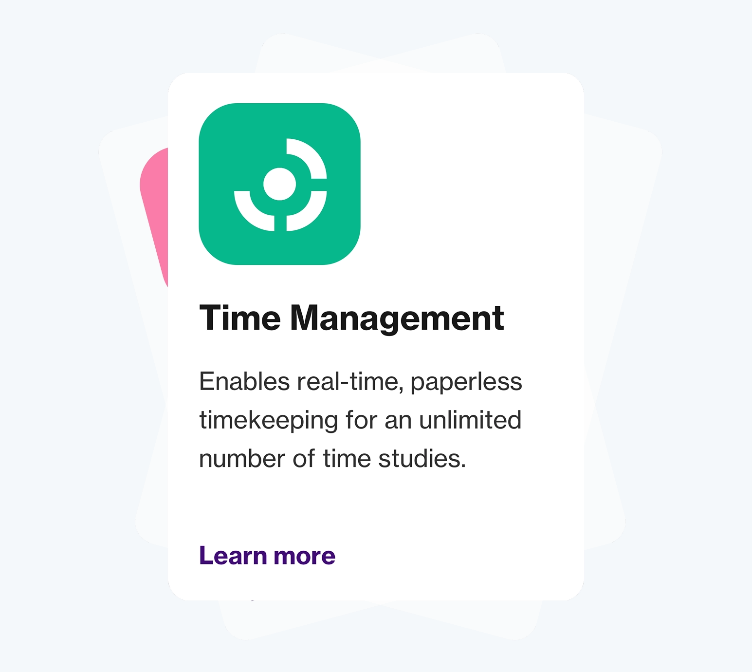 Care Suite Time Management module card.